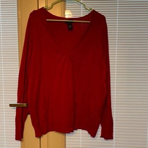 Lane Bryant red sweater size 18/20